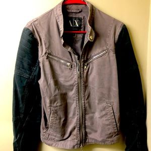Designer Armani Exchange Biker Jacket